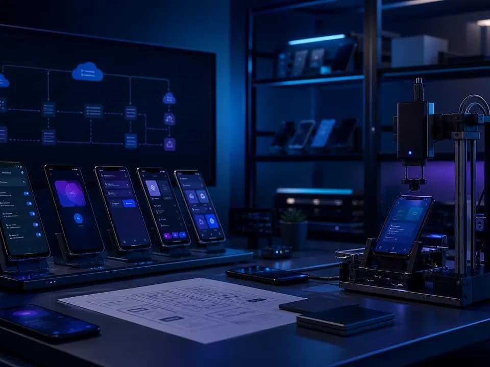 Technology environment representing Android App Development