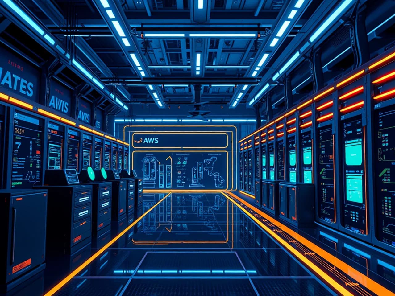 Technology environment representing AWS Development Services