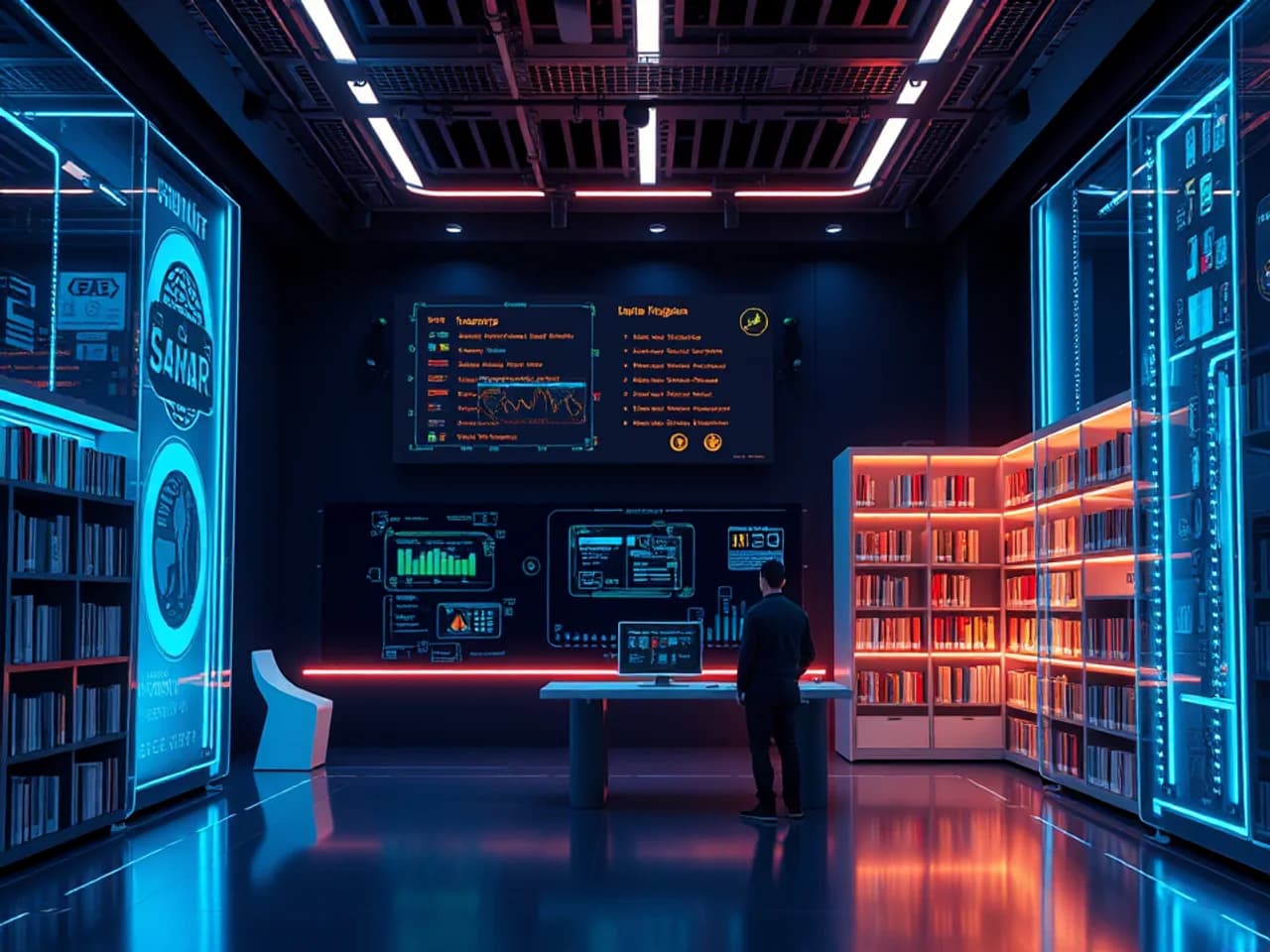 Technology environment representing Digital Library Development