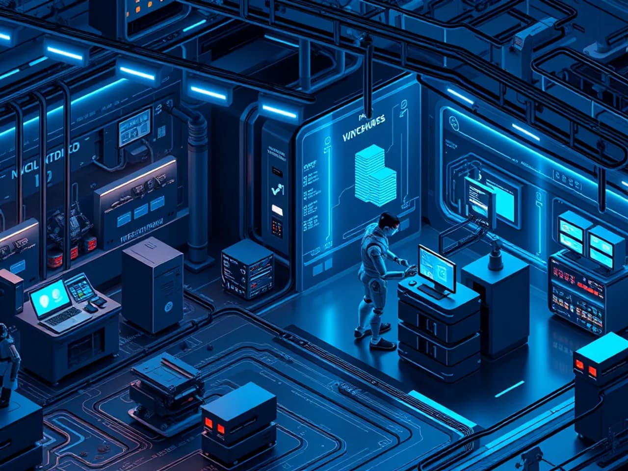 Technology environment representing Document Processing Automation