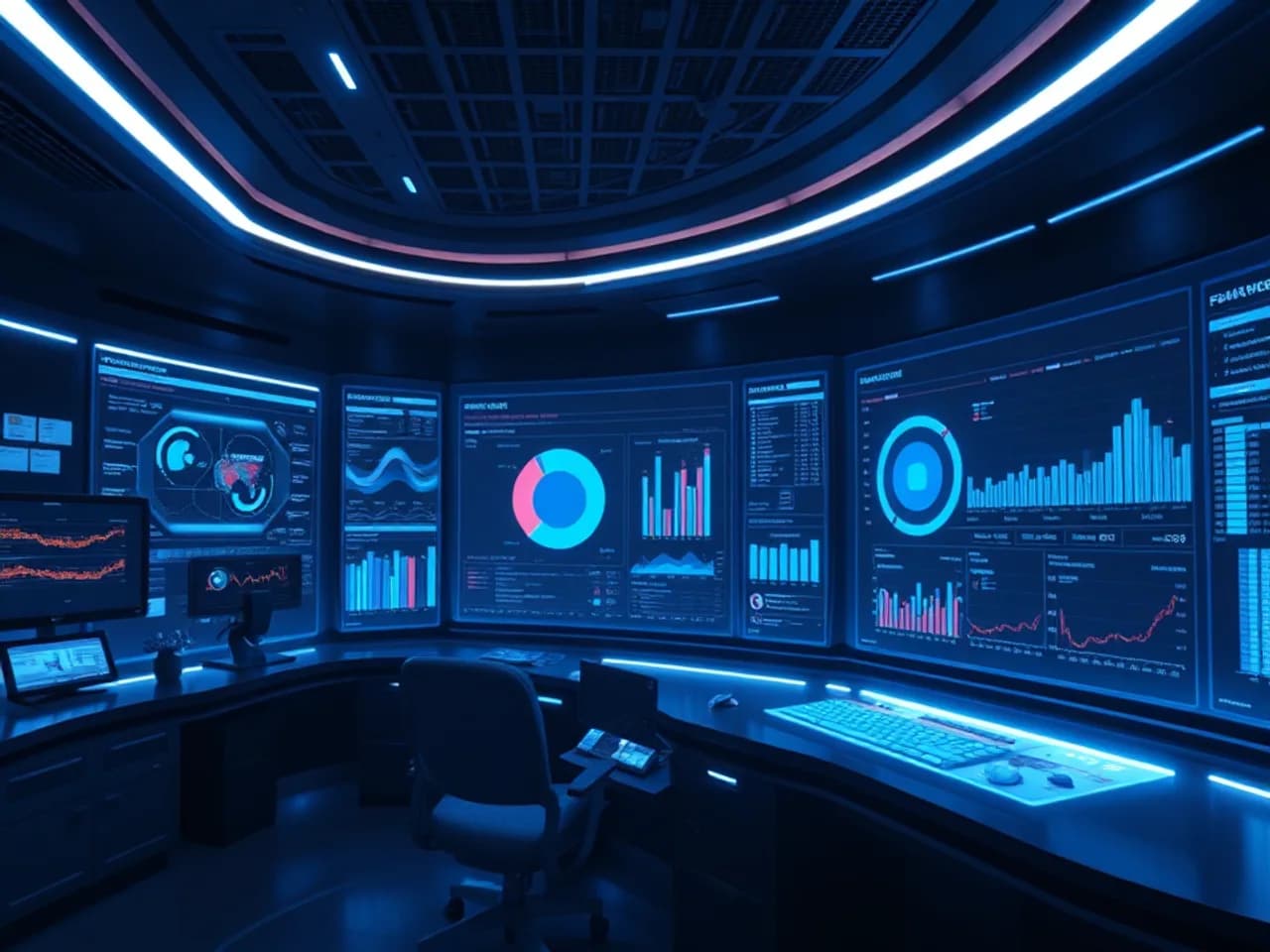 Technology environment representing Executive Dashboard Development