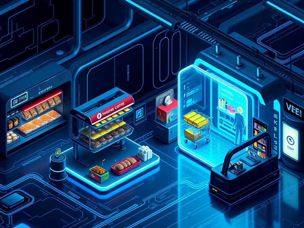 Technology environment representing Food Ordering Platform Development