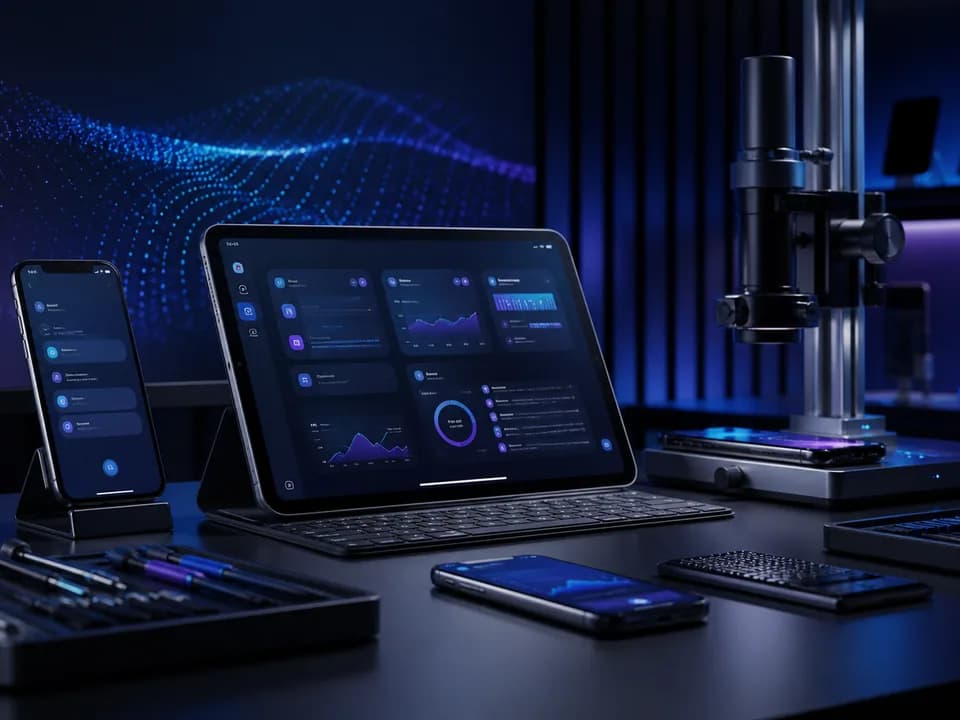 Technology environment representing iOS App Development