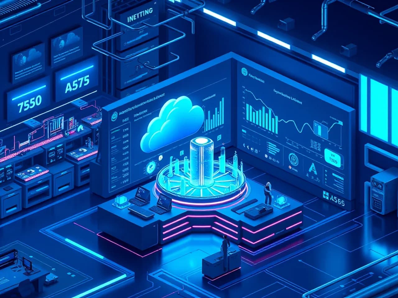 Technology environment representing SaaS Analytics Dashboard