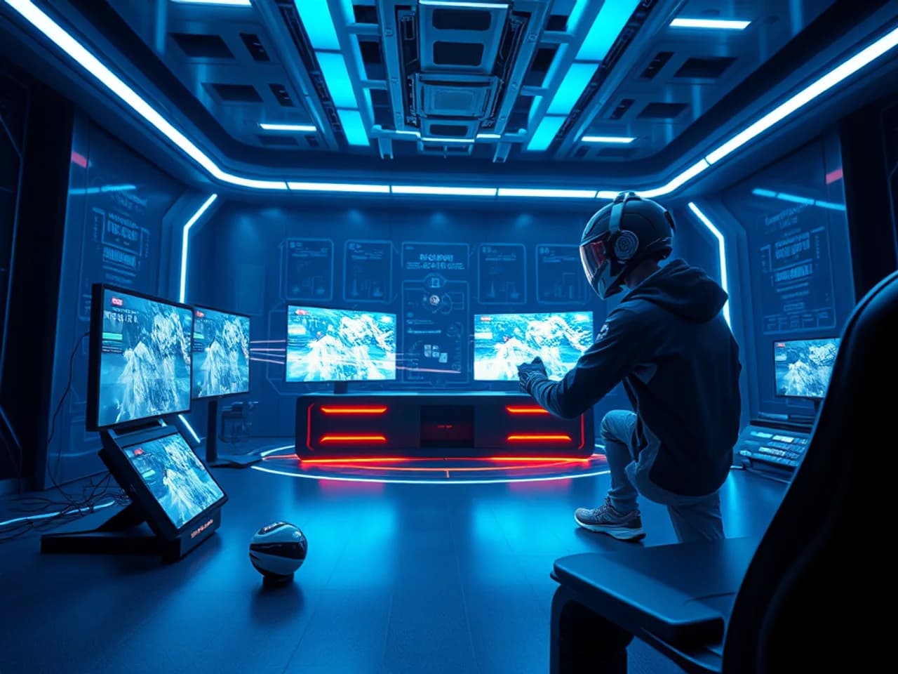Technology environment representing Sports Game Development