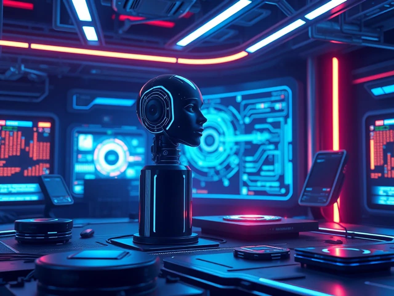 Technology environment representing AI Voice Assistant Development