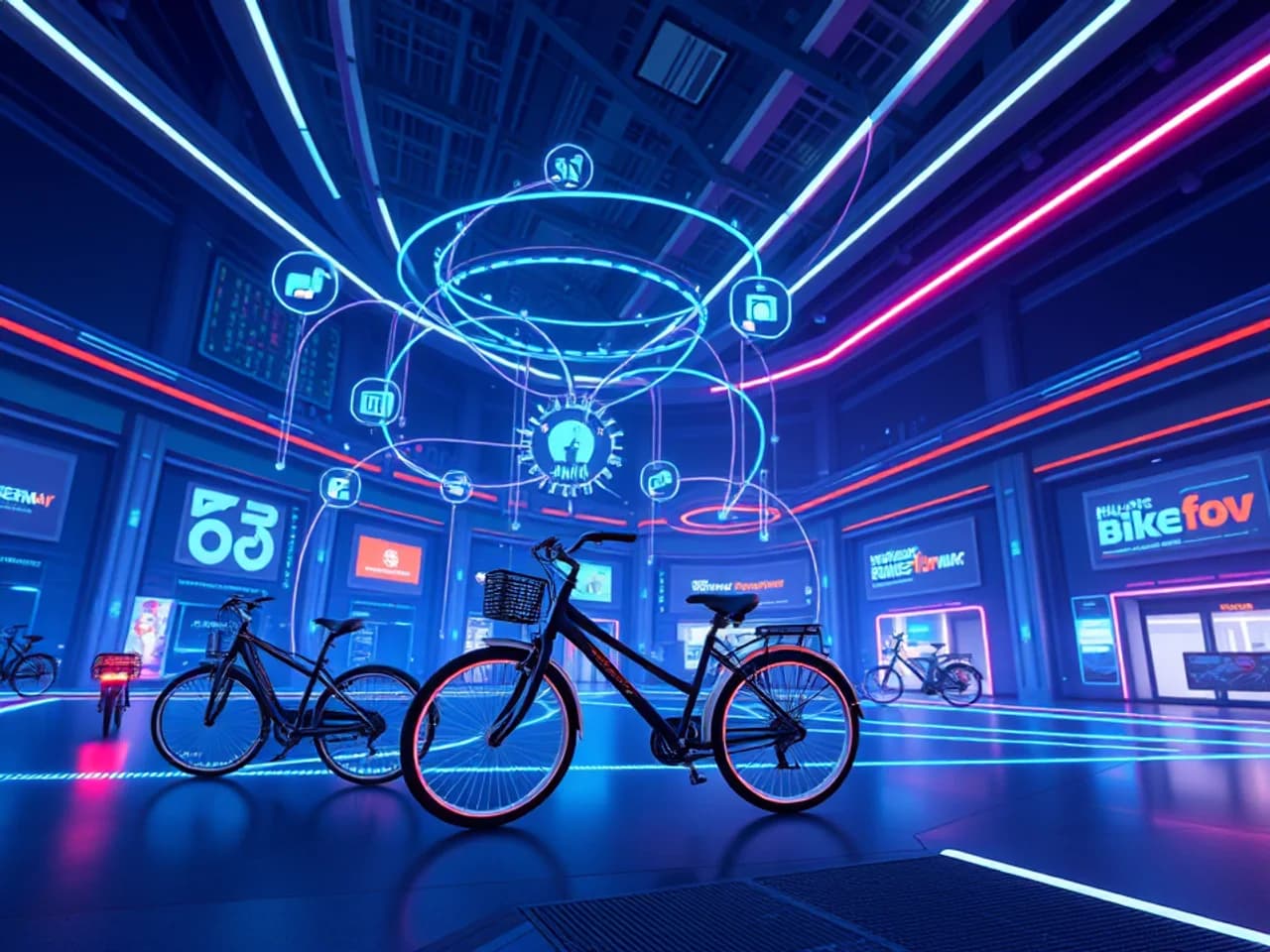 Technology environment representing Bike Rental Platform Development