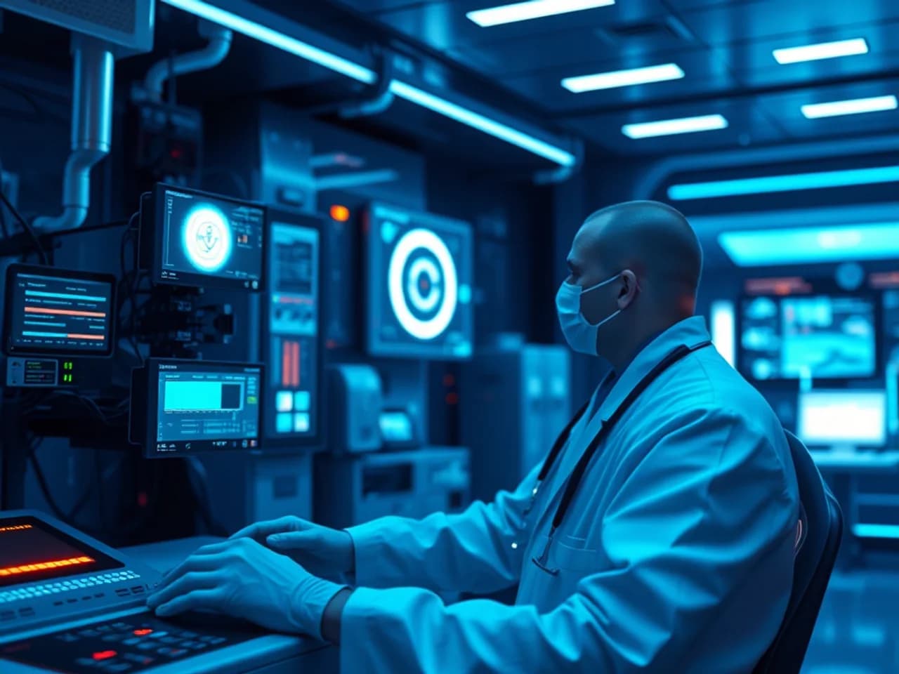 Technology environment representing Clinic Management Software
