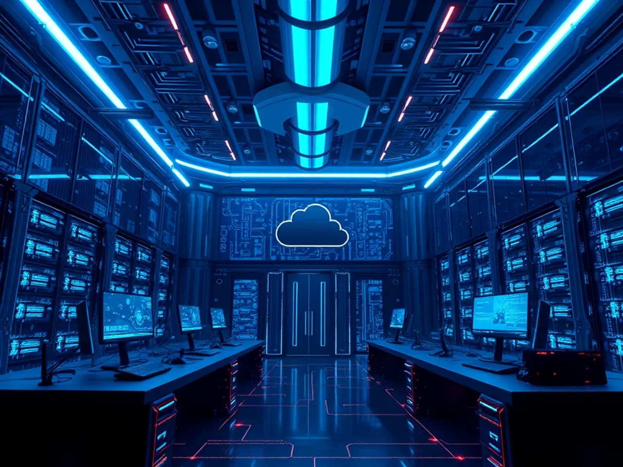 Technology environment representing Cloud Monitoring Solution