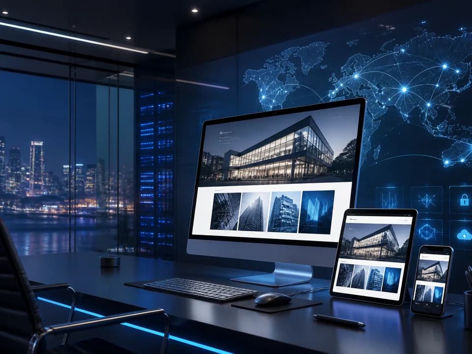 Technology environment representing Corporate Website Development