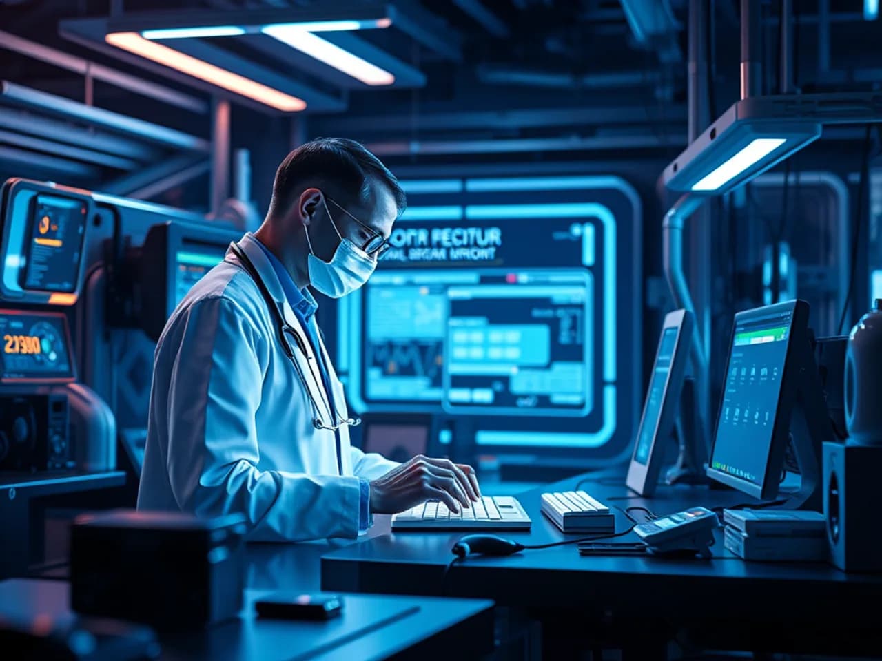 Technology environment representing Doctor Appointment App Development