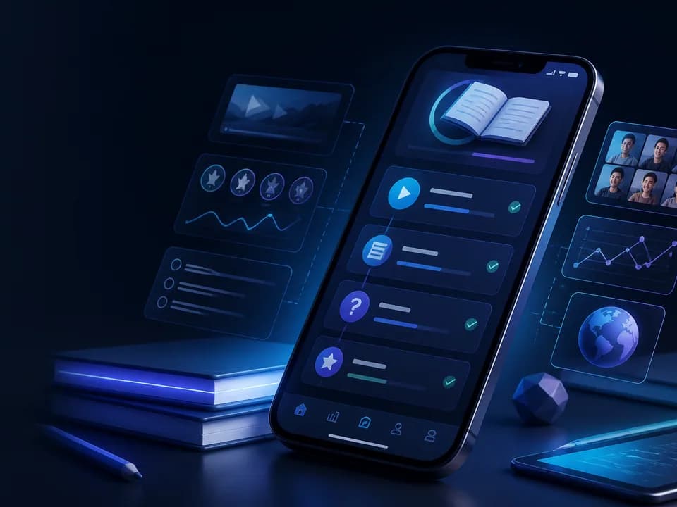Technology environment representing Education Mobile App Development