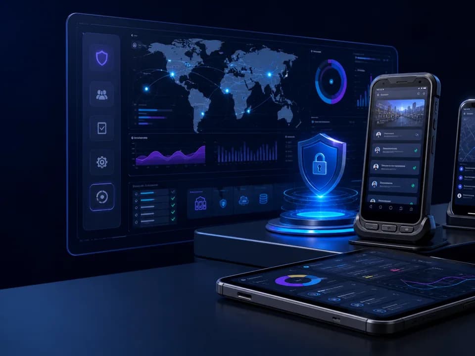 Technology environment representing Enterprise Mobile App Development