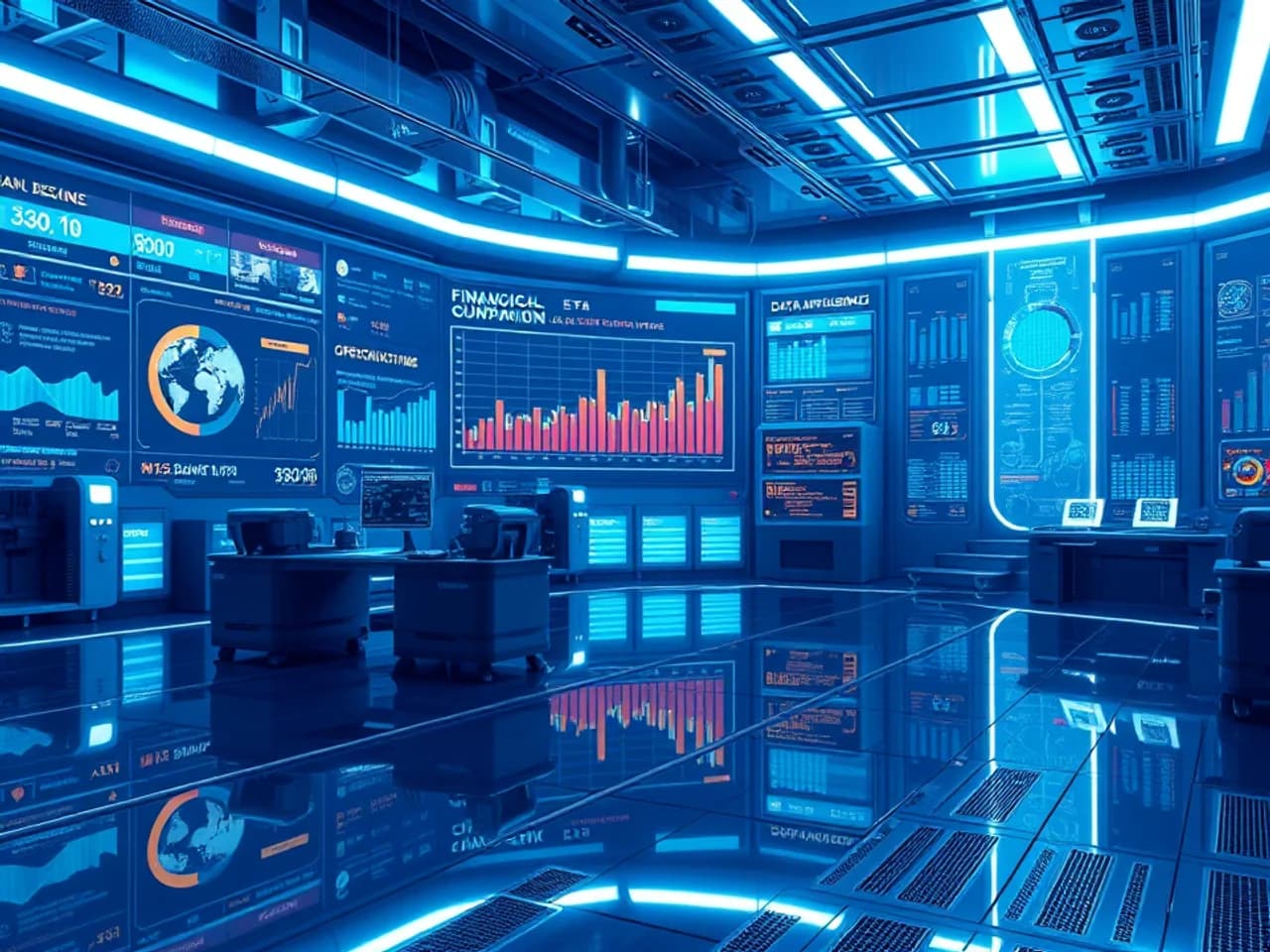 Technology environment representing Financial Analytics Dashboard
