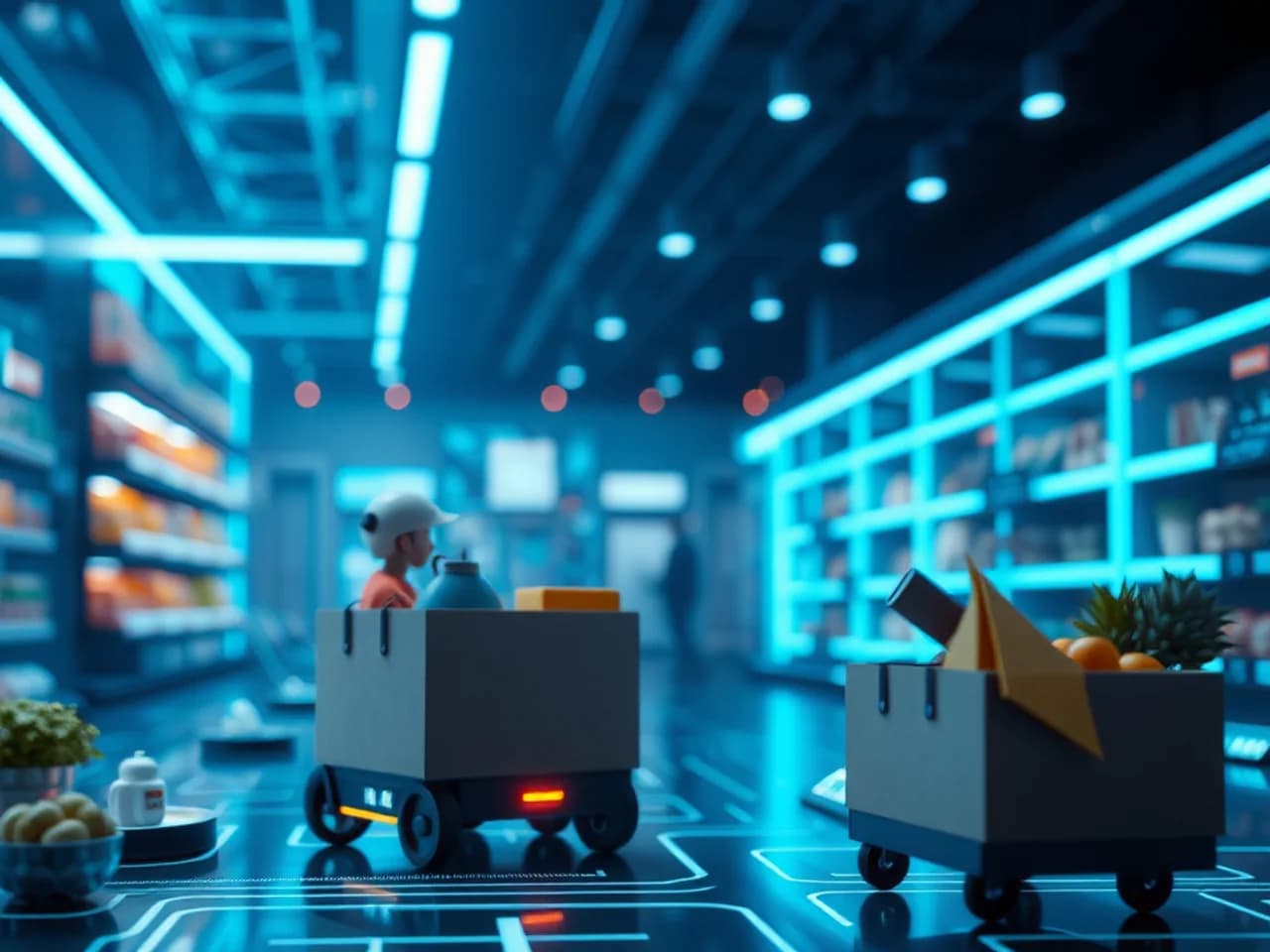 Technology environment representing Grocery Delivery App Development