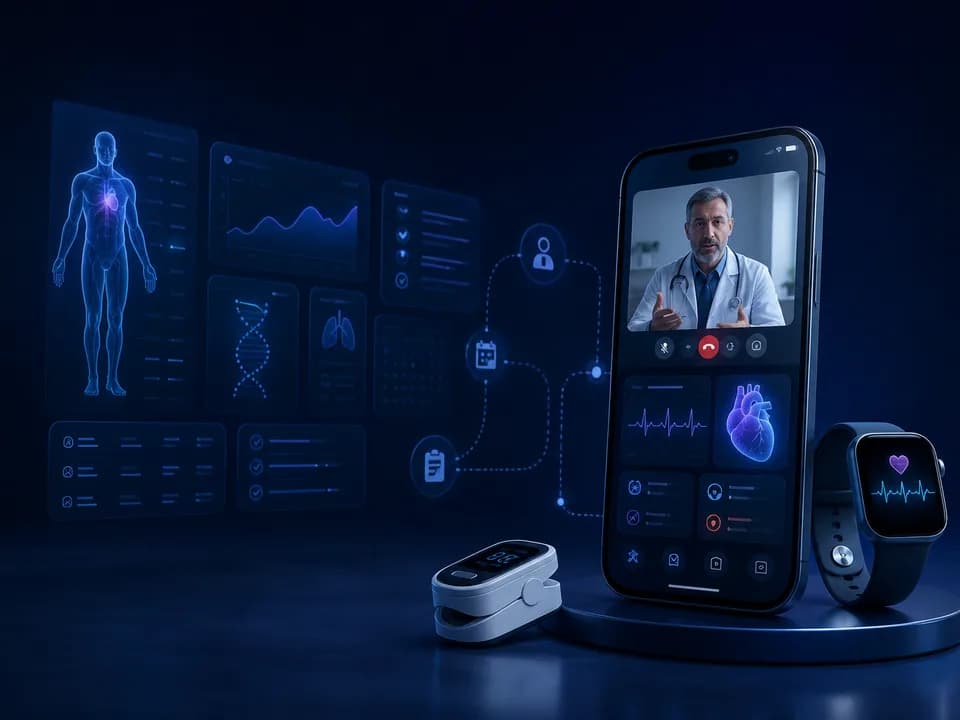 Technology environment representing Healthcare Mobile App Development