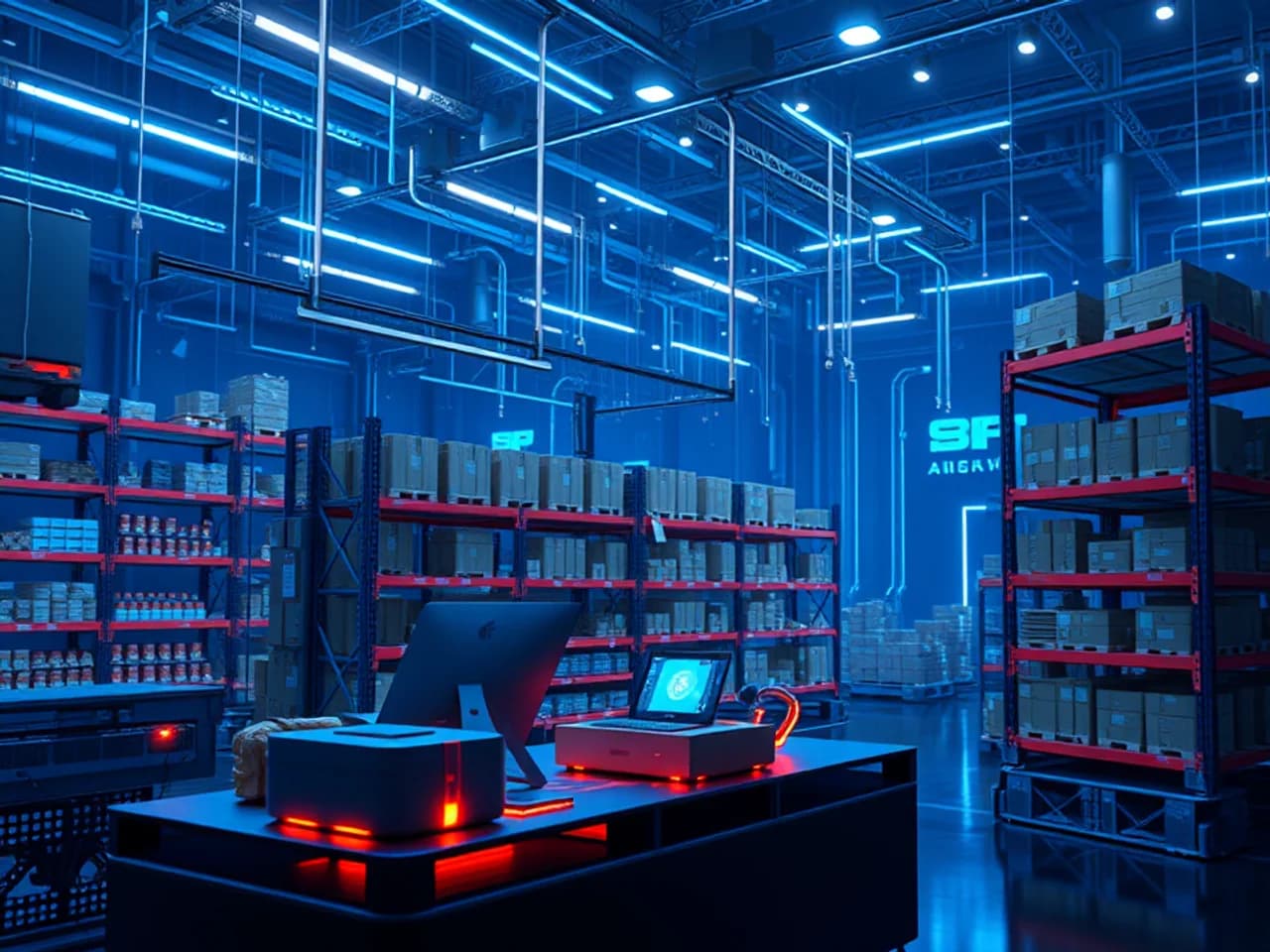 Technology environment representing Inventory and Order Management System