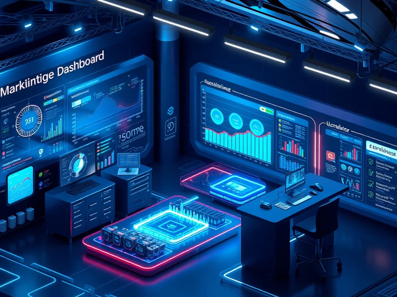 Technology environment representing Marketing Analytics Dashboard