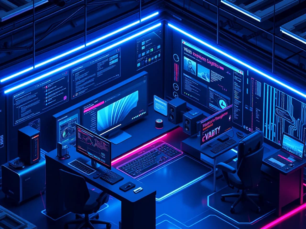 Technology environment representing Personal Brand Website Development