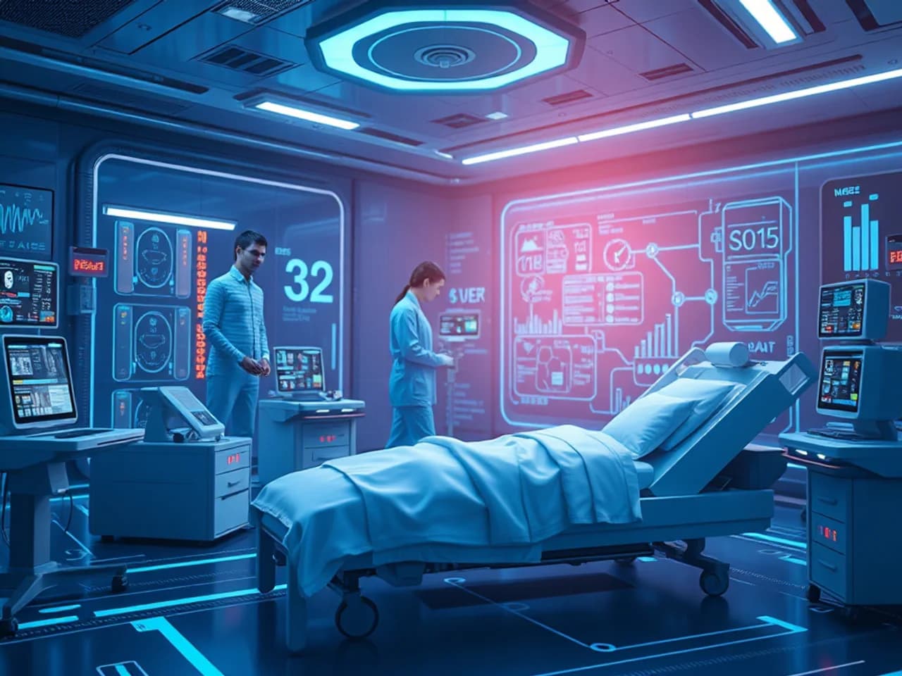 Technology environment representing Remote Patient Monitoring Platform