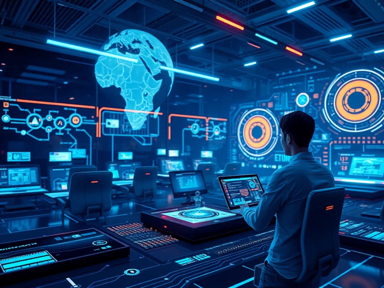 Technology environment representing School Management System Development