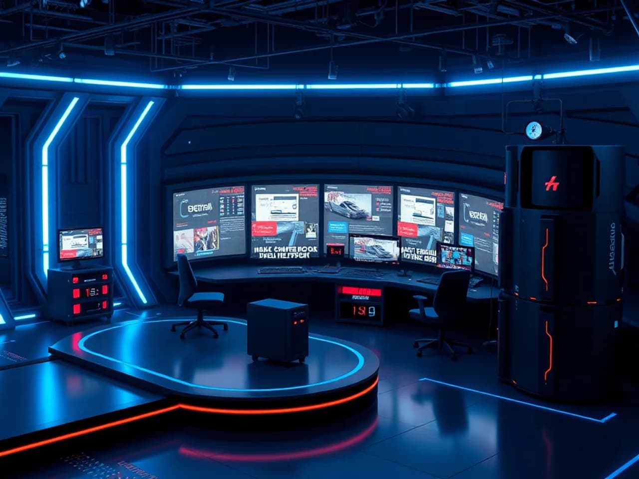 Technology environment representing Social Media Platform Development