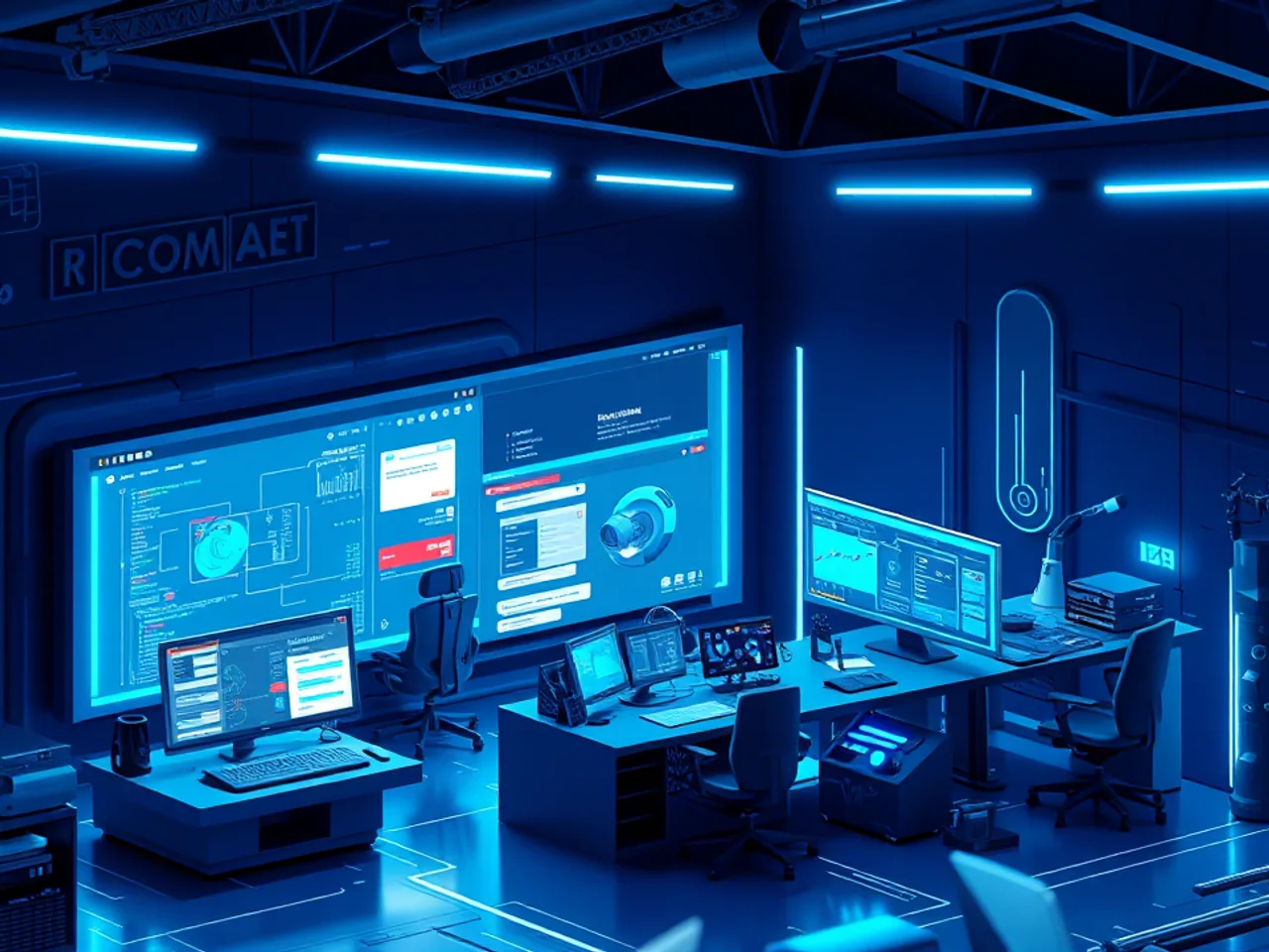 Enterprise Website Development digital service illustration