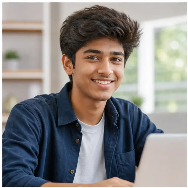 Aarav Patil learner portrait background
