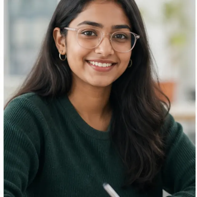 Sneha Kulkarni learner portrait background